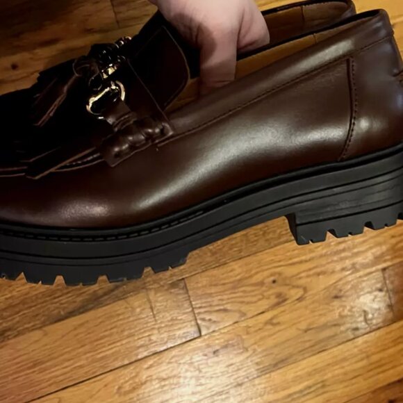 Sezane Amy Loafers in Iced Chocolate Size 9 - Picture 9 of 11